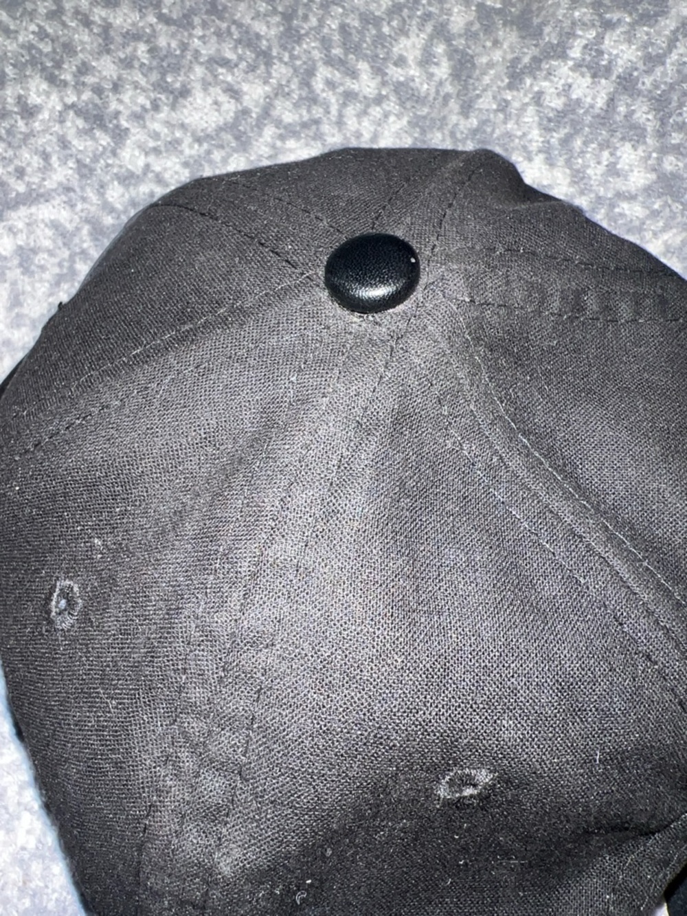 Normandie Movement All-Black Hat with leather Circle Patch 58cm L Edition 1-100 - Picture 6 of 10